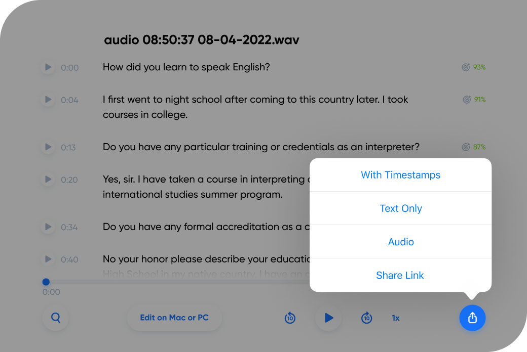 free speech to text transcription app