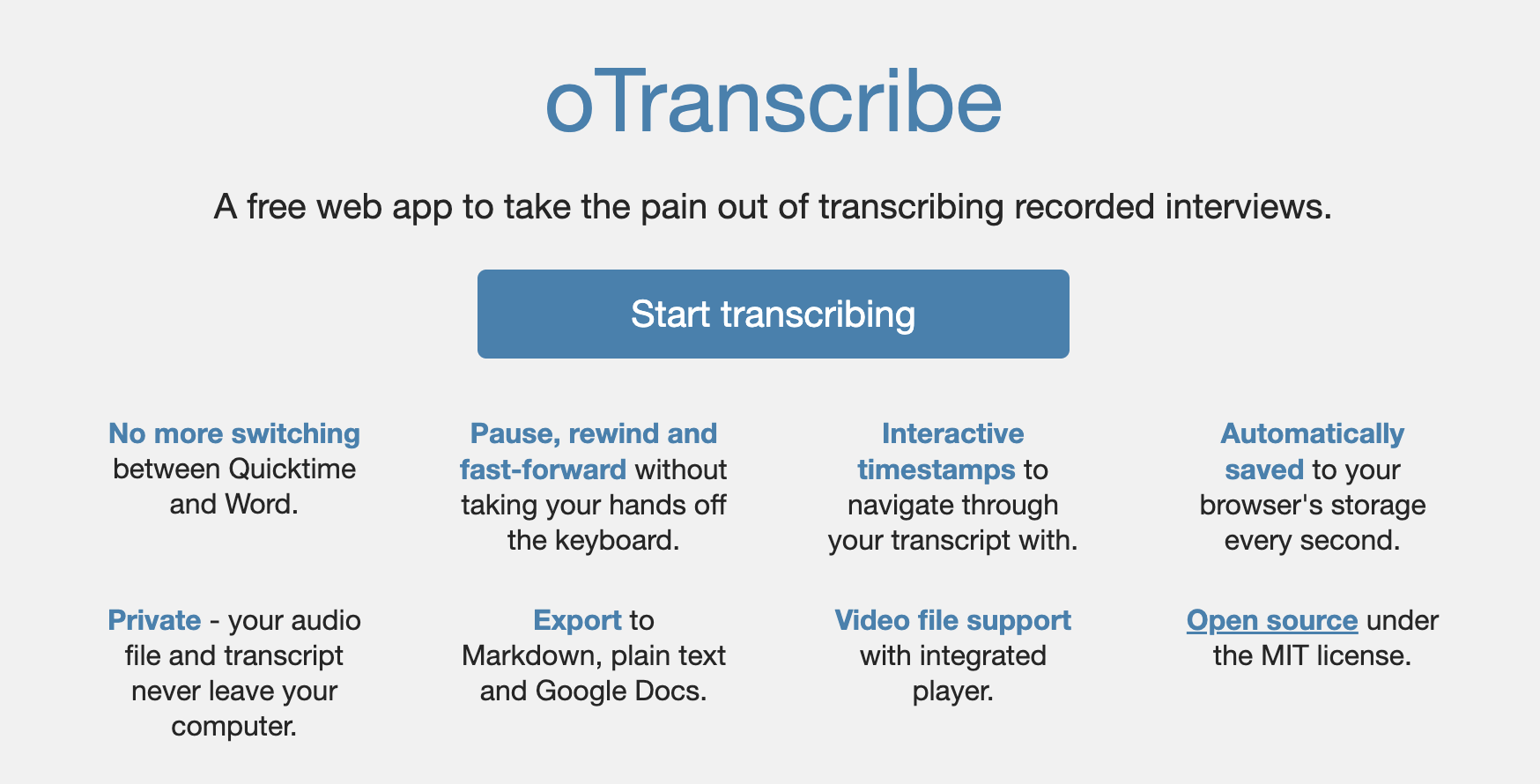 8 Best Free Transcription Tools in 2026 | Transcribe